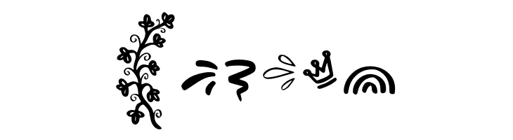 Mahogany Garden Doodle  Free Fonts Download