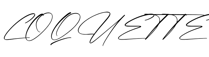 Qalisha Signature Script  Free Fonts Download