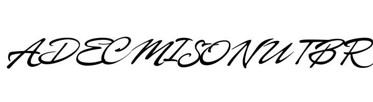 Gastroline Signature PERSONAL Regular  Free Fonts Download