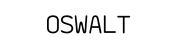 OSWALT saxMono Font