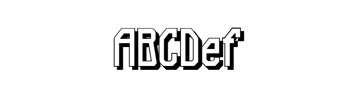 Elb-Tunnel Schatten  Free Fonts Download