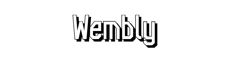 Elb-Tunnel Schatten  Free Fonts Download