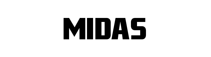 MIDAS Tank Junior Font
