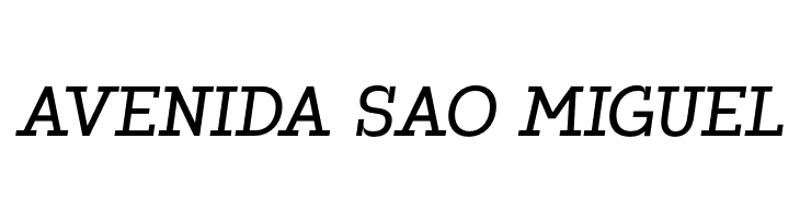 ZF2334 Slab Serif Italic  Free Fonts Download