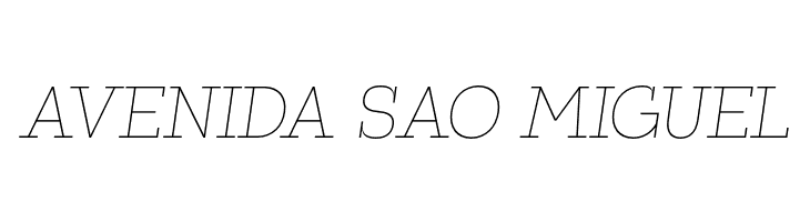 ZF2334 Slab Serif Thin Italic  Free Fonts Download