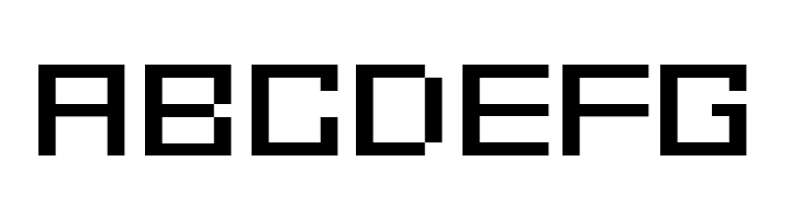 GAU_font_cube_R  Free Fonts Download