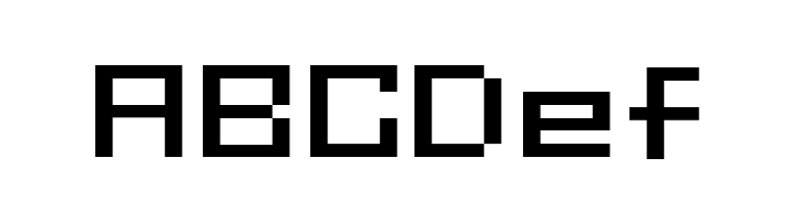 GAU_font_cube_R  Free Fonts Download