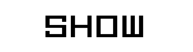 GAU_font_cube_R  Free Fonts Download