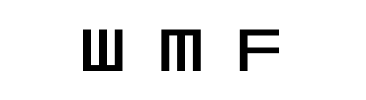 GAU_font_cube_R  Free Fonts Download