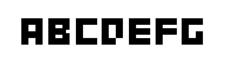 GAU_font_cube_B  Free Fonts Download