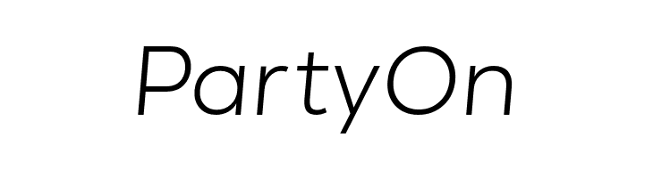 GT Vice City Sans - Light Soft Italic  Free Fonts Download