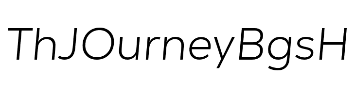 GT Vice City Sans - Light Soft Italic  Free Fonts Download