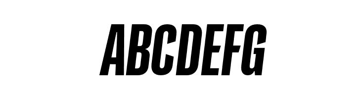 GT Proelium Sharp Italic  Free Fonts Download