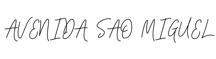 Signatura Monoline Script Regular  Free Fonts Download