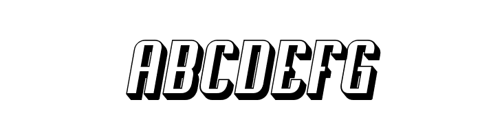 Soupertrouper 3DOblique  Free Fonts Download