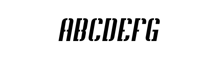 Soupertrouper StencilOblique  Free Fonts Download