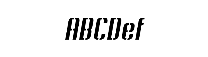 Soupertrouper StencilOblique  Free Fonts Download