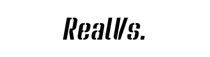 Soupertrouper StencilOblique  Free Fonts Download