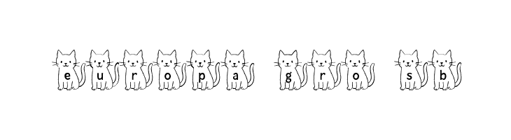 Tall Cat Short Cat  Free Fonts Download