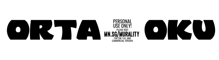 Murality PERSONAL USE ONLY Black  Free Fonts Download