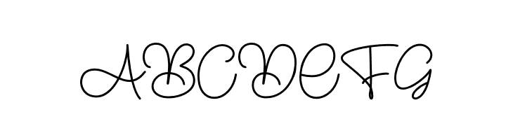 Heartline - Personal Use  Free Fonts Download