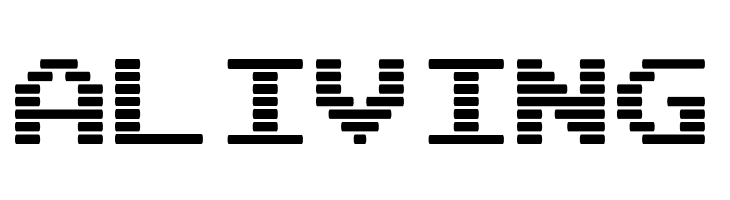 Arcade Interlaced  Free Fonts Download