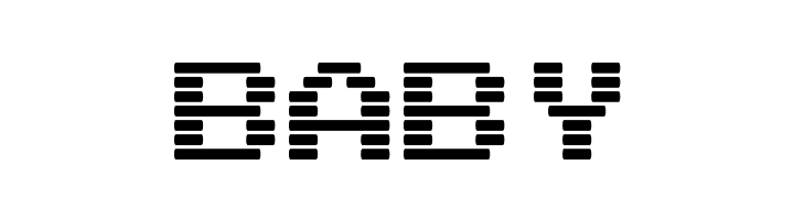 Arcade Interlaced  Free Fonts Download