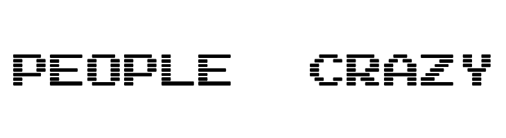 Arcade Interlaced  Free Fonts Download