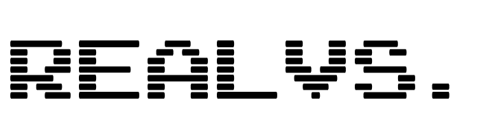 Arcade Interlaced  Free Fonts Download