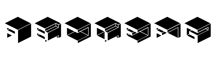 Qbicle1BRKMKinv  Free Fonts Download