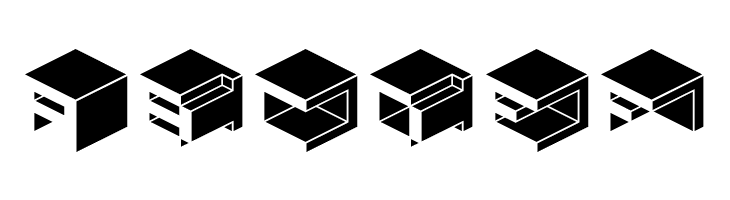 Qbicle1BRKMKinv  Free Fonts Download