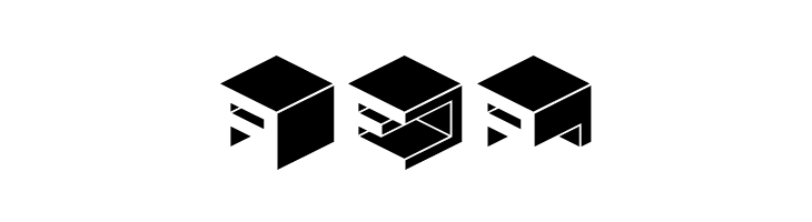 Qbicle1BRKMKinv  Free Fonts Download