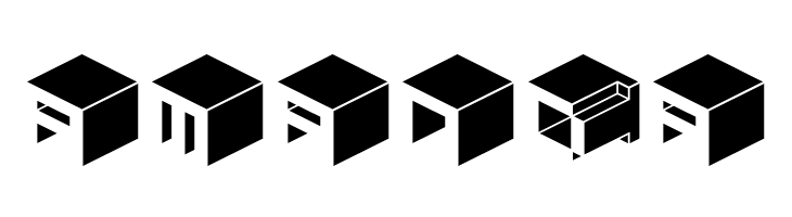 Qbicle1BRKMKinv  Free Fonts Download