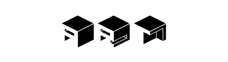 Qbicle1BRKMKinv  Free Fonts Download