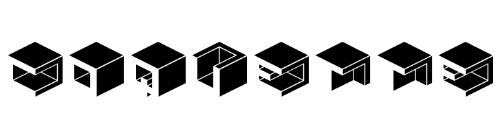 Qbicle1BRKMKinv  Free Fonts Download