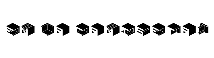 Qbicle1BRKMKinv  Free Fonts Download