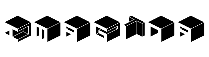 Qbicle1BRKMKinv  Free Fonts Download