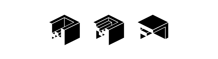 Qbicle1BRKMKinv  Free Fonts Download