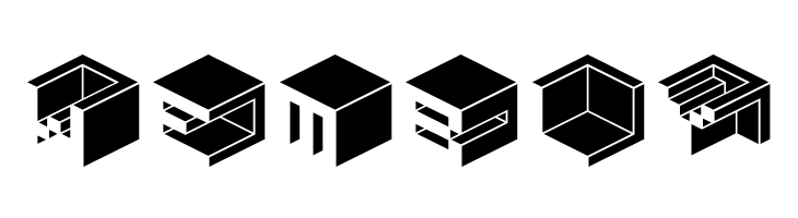 Qbicle1BRKMKinv  Free Fonts Download