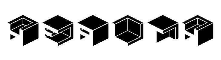Qbicle1BRKMKinv  Free Fonts Download