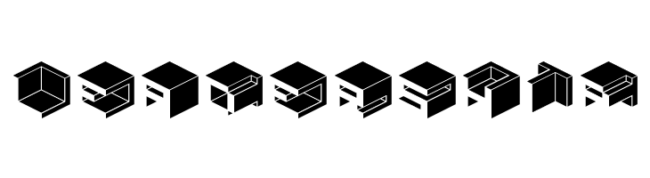 Qbicle1BRKMKinv  Free Fonts Download