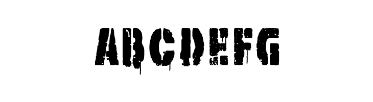 War Machine Stencil  Free Fonts Download