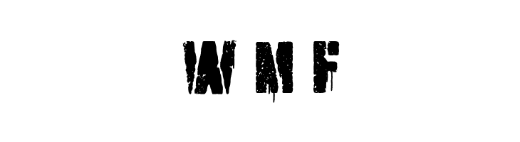 War Machine Stencil  Free Fonts Download
