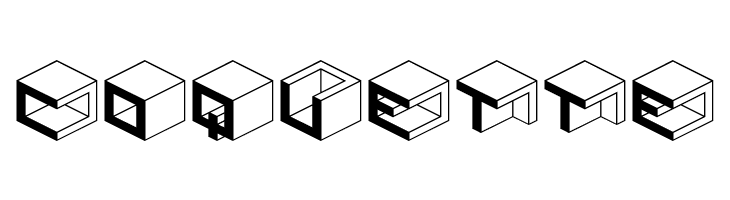 Qbicle1BRKMK  Free Fonts Download