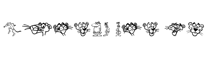 The Pink Panther  Free Fonts Download