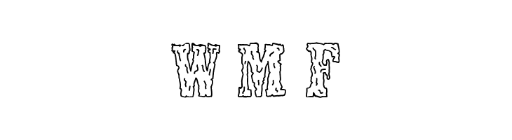 Frontier Town outline  Free Fonts Download