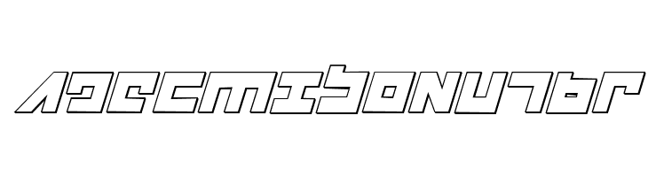 Flight Corps 3D Italic  Free Fonts Download