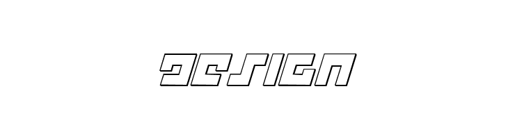 Flight Corps 3D Italic  Free Fonts Download