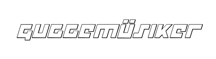 Flight Corps 3D Italic  Free Fonts Download