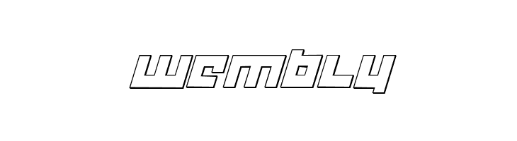 Flight Corps 3D Italic  Free Fonts Download